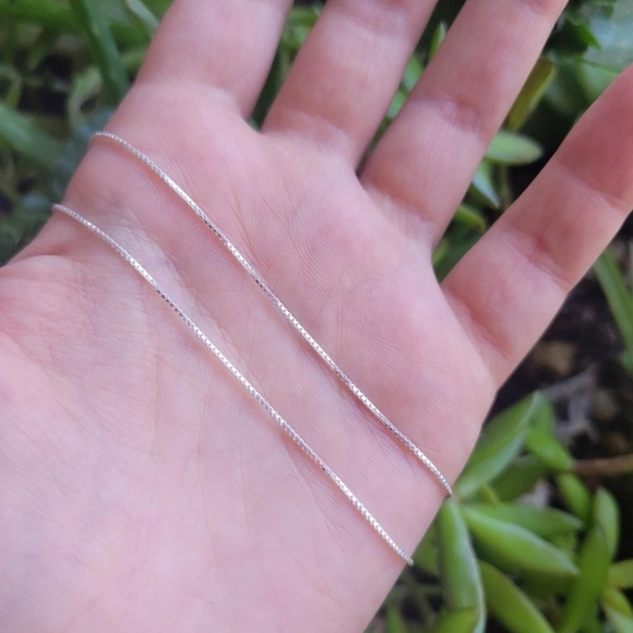 New Italian Solid 925 Sterling Silver Necklace Chain - Picture 15 of 16